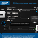 BNC коннекторы и адаптеры